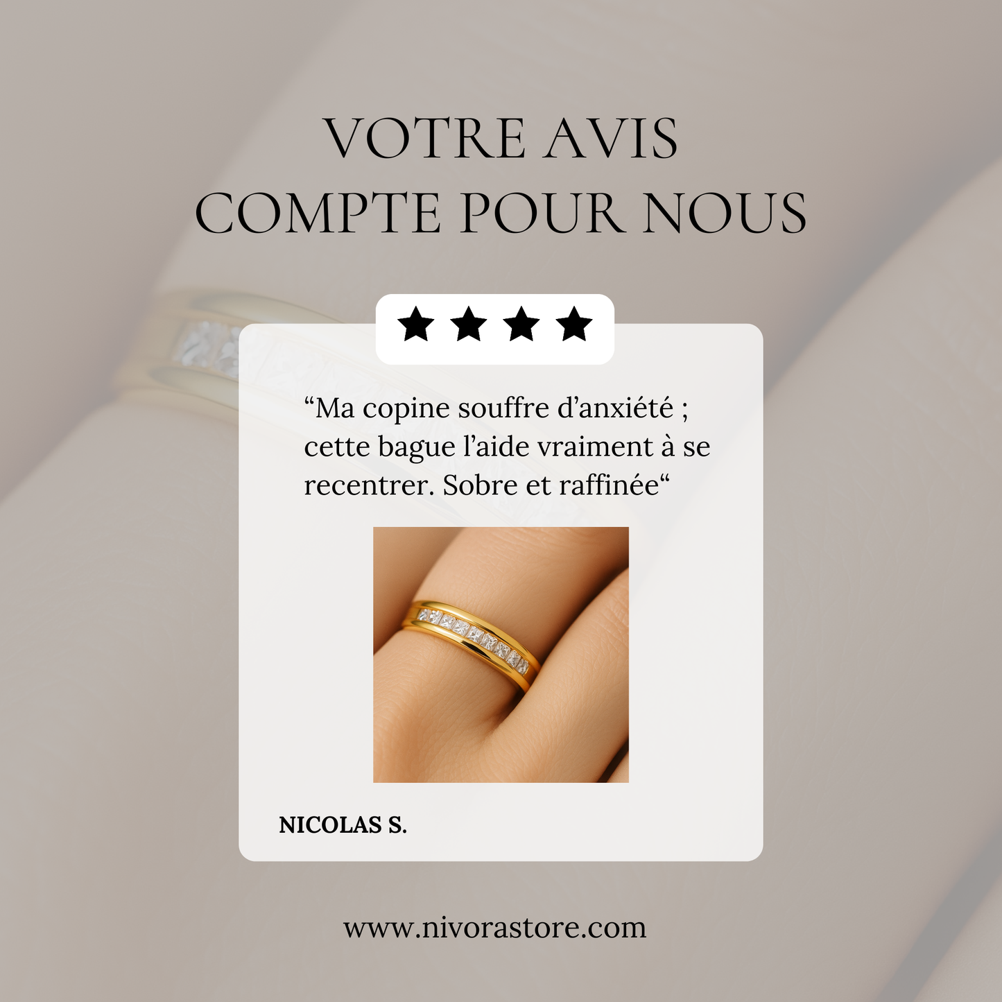 BAGUE ANTI-STRESS ETERNA